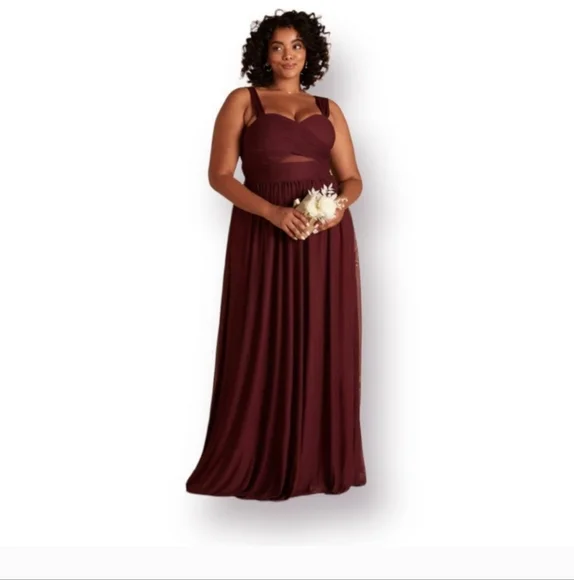 elyse dress birdy grey Olive Bridesmaid Dress Matte Satin Size 3X